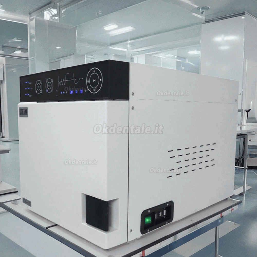 Autoclave per sterilizzazione a vapore dentale SDM 18L/23L Classe B con stampante